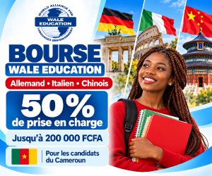 Bourse WALE Education 2026-2027 pour les cours de langues au Cameroun